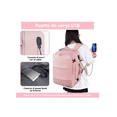 thumbnail image 2 of Mochila De Viaje Para Mujer, Aprobado Por Avión 10kg, rosa, 2 of 5