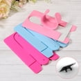 thumbnail image 5 of 3pcs Cellphone Card Holder, Flexible Silicone Stand Card Sleeve with Back Adhesive for Credit Card Earphone, Rose Red, 5 of 5