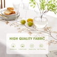 thumbnail image 4 of CAILDANL Embroidered Tablecloth for Dining Table,Dust Proof Spillproof Soil Resistant Cotton Linen Rectangle Table Cloths (Coffee Wheat, Rectangle/Oblong, 55'x70'', 4-6 Seats), 4 of 6