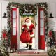 thumbnail image 1 of Linnome 35x71 Inch Santa Claus Door Decoration, Christmas Pattern Door Cover for Indoor Outdoor Use, Holiday Decor, 1 of 6