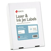 Mac ML1000B White All-Purpose Labels  2 x 4  2500/Box