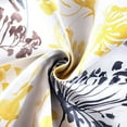 thumbnail image 5 of DriftAway Acacia Floral Blossom Watercolor Printed 100 Percent Blackout Room Darkening Thermal Insulated Grommet Window Curtains 2 Panels, 52" x 108", Yellow, 5 of 5