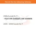 thumbnail image 2 of Max Advanced Brakes - Brake Kit for 2004 2005 2006 Suzuki XL-7 Front Replacement Cross Drilled Disc Brake Rotors and Ceramic Brake Pads, 2 of 9