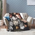 thumbnail image 5 of Blanket Alan Rickman Throw Flannel Blankets Ultra-Soft Micro Fleece Blanket Warm Cozy Plush Gift for Room Decoration Sofa,Office Bed car Camp Couch Beach, 5 of 6