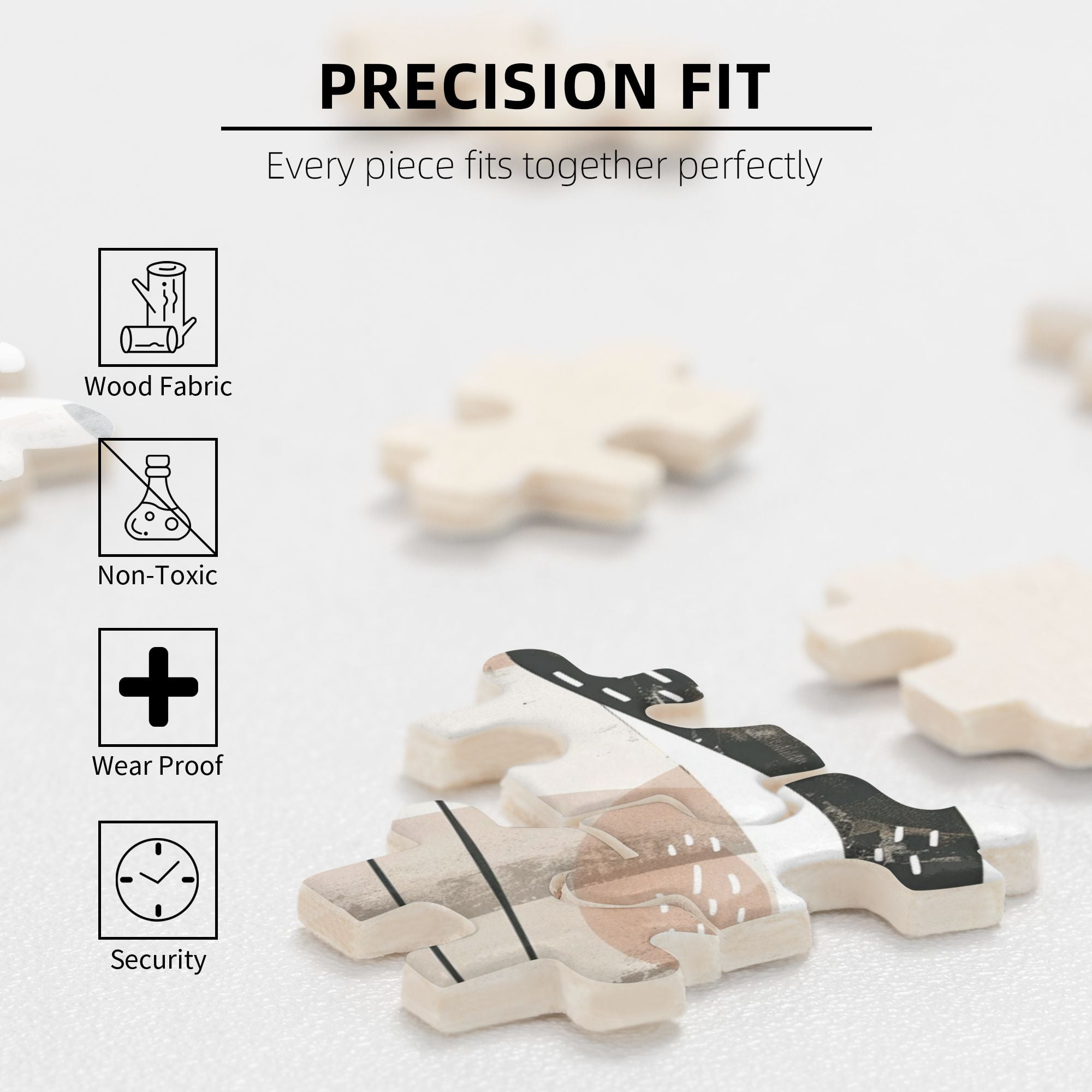 1000 pcs 1000 Piece Wooden Puzzles Modern Style Sleeping Cat,Unique Artwork for Animal,Creative Activity Hobbies for Adults,Stress relieving pleasure,Great for Relaxation and Display for Puzzle Lover