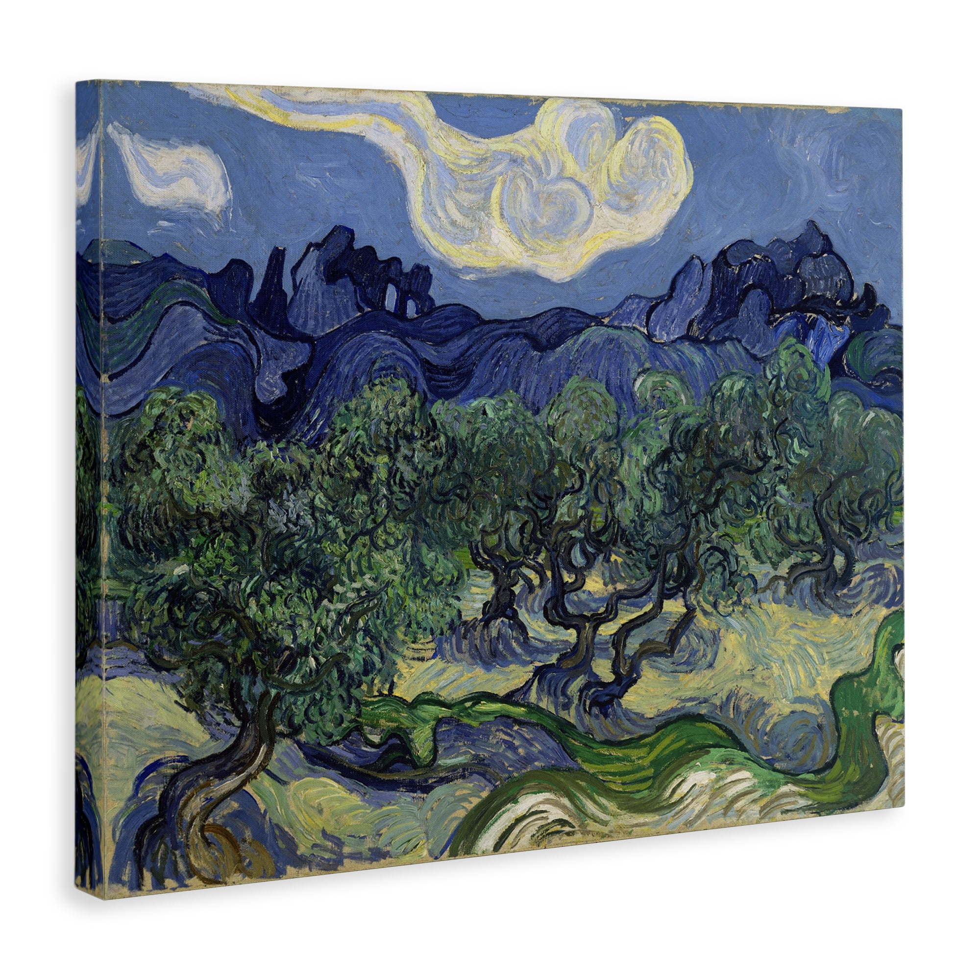 Stupell Industries Van Gogh Olive Trees Landscape Landscape & Nature Painting Wrapped Canvas Art Print Wall Art, 48 x 36