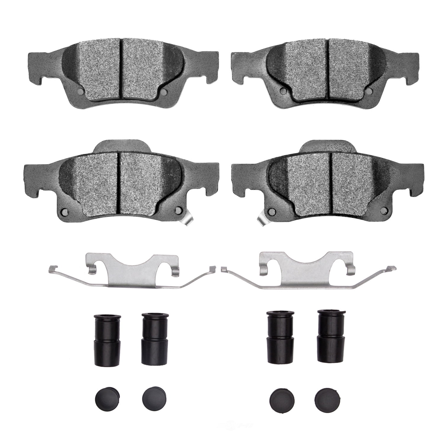 Dynamic Friction Company 1400-1498-01 DFC Ultimate Duty Performance Brake Pads and Hardware Kit
