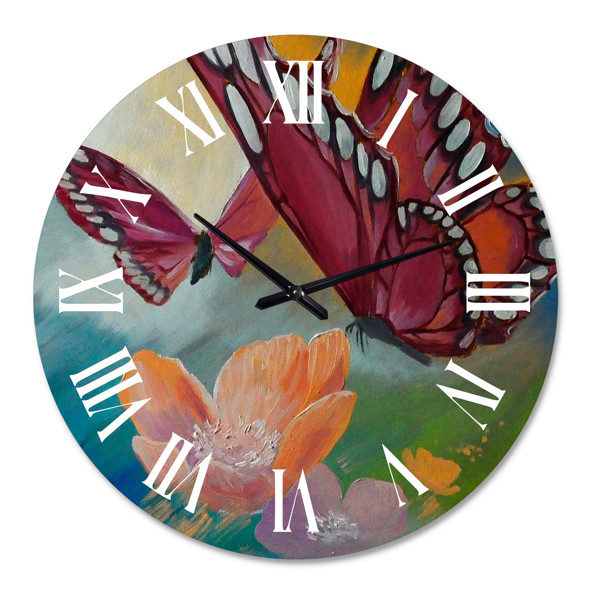 Designart 1 in Quartz Traditional Wall Clock