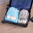 thumbnail image 5 of 10 Travel Shoe Bags, Large Drawstring Carry Shoe Organizer, Space Saver With Clear Stitching, 5 of 5