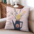 thumbnail image 3 of Hello Fall Black Pink Pillow Covers Set Of 4, Linen Holiday Pillow Covers Linen Study Sofa Cushion Cover, 3 of 5