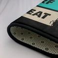 thumbnail image 4 of DouZhe Tapis de Zone Motif Été Manger Dormir Surf Répéter Antidérapant Lavable en Machine, Style Tapis Paillasson, 63x48 Pouces, 4 of 6