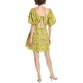 thumbnail image 2 of Endless Rose womens  Floral Print Mini Dress, xs, Green, 2 of 3