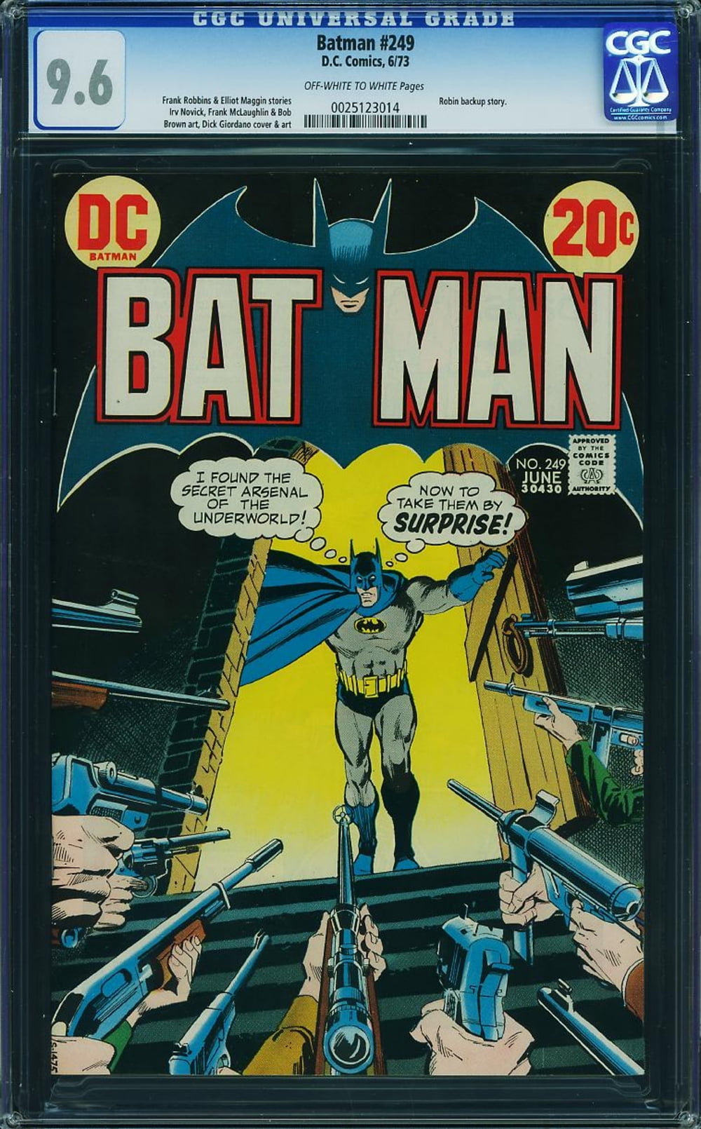 Cover of Batman #249