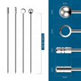 thumbnail image 2 of Palillos para cócteles, 20 piezas de acero inoxidable para Martini, brochetas de cóctel de Metal reutilizables, aperitivos de aceitunas, Bloody Mary Brandied, 2 of 5