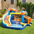 thumbnail image 2 of Qaba Inflatable Bounce House with Slide, Pool/Ball Pit for Indoor Outdoor, 2 of 9