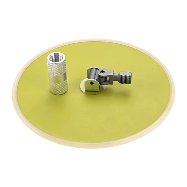 Cabezal de lijadora de paneles de yeso de aleación de aluminio, rotación de 360 grados, lijadora manual ligera amarillo