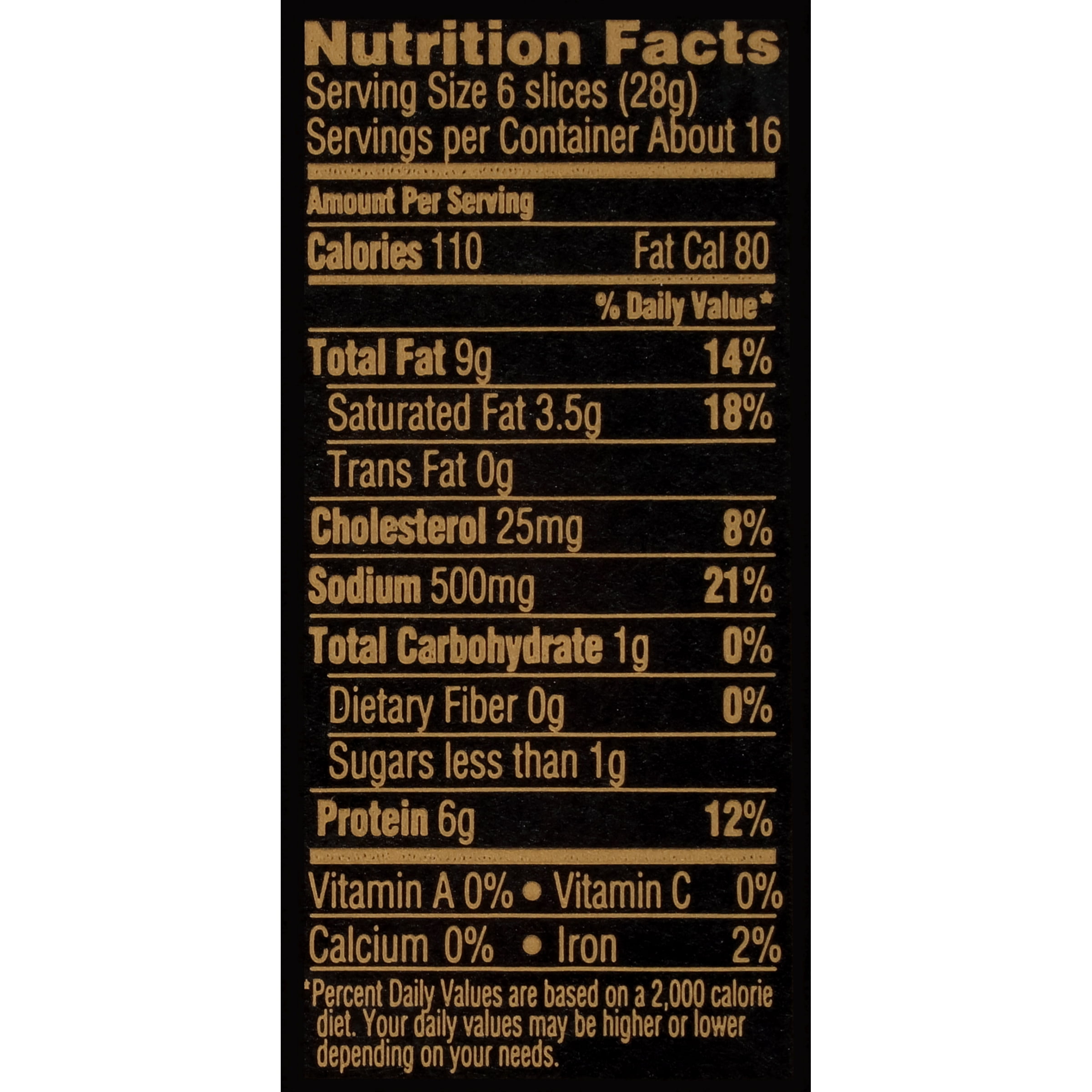 Margherita Sliced Hard Salami, 16 oz pack, Vacuum-Sealed