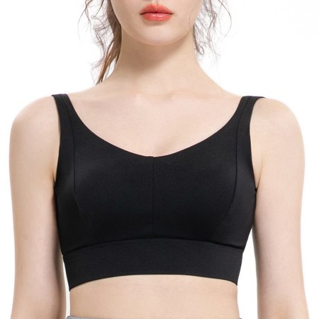 

DNAKEN Sports Bra Buttery Soft Workout Tops No Underwire Yoga Training Bras Strappy Going Out Top
