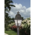 thumbnail image 2 of Livex Lighting Amwell 3 Light Bronze Outdoor Post Top Lantern, 2 of 2