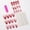 E, variant on Christmas Press On Nails Almond Short, 24 PcsArtificial False Nails, Red Glitter Candy Cane Almond Fake Nails, Reusable Cute Nail for Holiday Party & Daily Wear, Christmas Gifts for Women