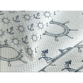 thumbnail image 4 of Ambesonne Anchor Quilted Bedspread Set 2 Pcs, Retro Maritime Design, Twin Size, Navy Blue and White, 4 of 5