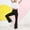 Black, variant on CHUOU Kids Toddler Baby Girls Spring Summer Solid Long Pants Yoga Leggings Flared Pants Clothes