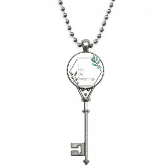 efforts affirm border pendant vintage necklsilver key jewelry