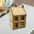 thumbnail image 1 of Kits de modelo de construcción de arquitectura a escala 1:72, Kits de modelo de madera, interacción entre padres e hijos, Kits de montaje DIY hechos a Hugo casa de modelos de construcción, 1 of 10