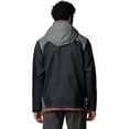 thumbnail image 2 of Men's Columbia Glennaker Lake™ II Hooded Rain Jacket Color: Black Grey Size: XXL, 2 of 4