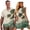 Sunset Glow, variant on Garronmavis Leopard Couples Matching Outfits Mens Lightweight Button Down Shirts Size M and Womens Summer Dresses Loose Sleeveless Flower Polyester Crewneck Sundress