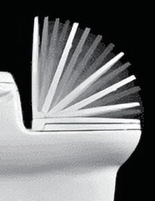 Centoco 1700SC-106 Elongated Plastic Toilet Seat with Safety Close, Bone