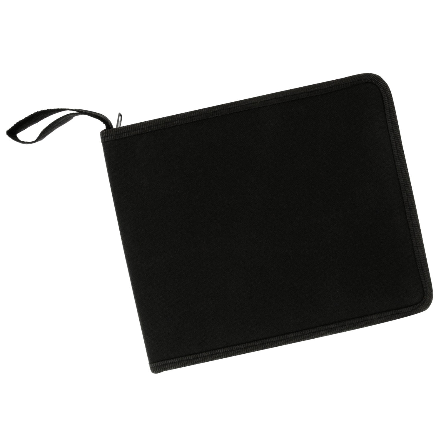 US Art Supply 48 Slot Zippered Nylon Pencil Carry Case - Size: 11.4' x 7.6' x1.4'