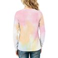thumbnail image 5 of Abcomgle Long Sleeve T Shirts for Girls 10-12 Trendy Tie Dye Crewneck T Shirts for Girls Winter Basic Girls Tops Cotton Girls Blouses, 5 of 5