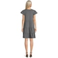 thumbnail image 4 of Time and Tru Women's Short Sleeve Tiered Knit Dress, Sizes XS-XXXL, 4 of 5
