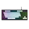 thumbnail image 1 of Teclado de ordenador Gamer Hugo 87 teclas RGB Ergonómico, 1 of 10