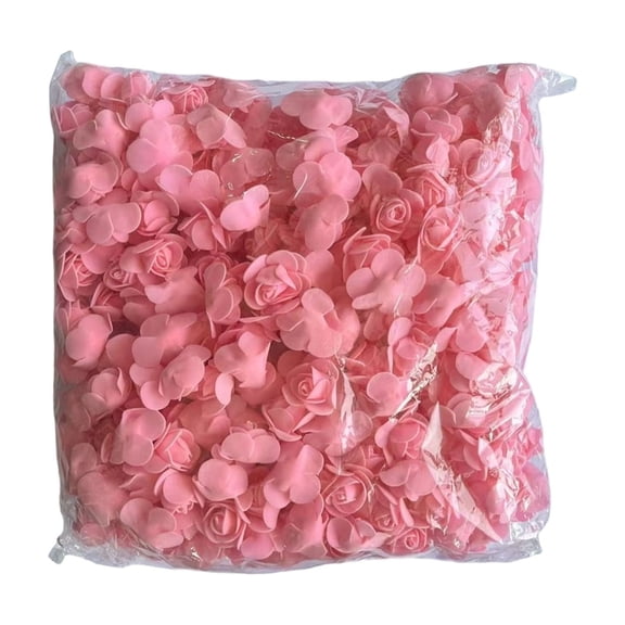 Artificial Flowers 100PCS 3CM Mini Fake Roses for DIY Wedding Bouquets Centerpieces Party Baby Shower Home Decorations