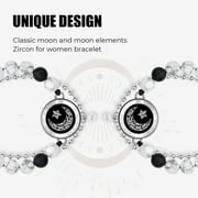 TOTWOO Long Distance Bracelets for Couples, Vibration & Light Up Bracelet, Montain & Sea Long Distance Relationship Gifts for Girlfriend Boyfriend