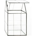thumbnail image 4 of D'Eco Glass Geometric DIY Terrarium for Succulent & Air Plant- Hinged Roof Shaped for Indoor Gardening Decor- Create your own Flower, Fern, Moss Centerpiece (Large 5"x6"x11"), 4 of 4