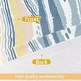 thumbnail image 4 of Porch & Den  Nova Ink Blue Brush Stroke Pattern Blackout Valance Pink Yellow 18"L x 52"W, 4 of 6