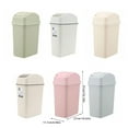 thumbnail image 3 of BQBQERT Trash Can with Swing Lid Sealed Large Waste Basket Garbage Bin for Kitchen, Bath, 3 of 12