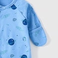 thumbnail image 6 of CAUYDY Newborn Going Home Outfit Toddler Sleepers for Baby Boy Long Sleeve Romper 6 9 12 18 Months Preemie Infant Boys Clothing Fall Winter Dark Blue for Sizes 3-6 Months, 6 of 6