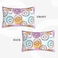 thumbnail image 4 of EasygdpDonuts And Coffee Polyester Fiber Double-Sided Pillowcase,Super Soft,Comfortable And Luxurious Pillowcase,Not Easy To Break Or Deform- 16"X24", 4 of 9