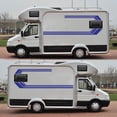 thumbnail image 4 of Premium PVC Strip-Style Car Decal for RVs - Blue, Waterproof & Anti-Fading Vinyl Sticker, Self-Adhesive & Removable, 2-Pack Universal Side Decor, Enhances Vehicle Exterior with Cool Attractive Look,, 4 of 6