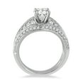 thumbnail image 2 of SZUL Women's AGS Certified 1 Carat TW Diamond Engagement Ring in 14K White Gold (J-K Color, I2-I3 Clarity), 2 of 5