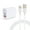 White, variant on USB C Charger,ABCPOW 1PACK 20W PD&QC Fast Charging Block Type C w/ 1PC USB Type C Cables 6ft Charger Cord Type C Charger Block Plug Adapter Android Phone Charger Block USB C Charging Cable 6ft,Purple
