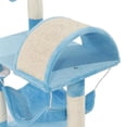 thumbnail image 5 of M46 32" Stable Cute Sisal Cat Climb Holder Cat Tower Lamb Blue,Cat Tower Furniture - for Kittens, Cats and Pets - Quality Pet Supplies ,Lamb Blue, 5 of 9