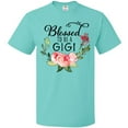 thumbnail image 3 of Inktastic Blessed to Be a Gigi with Pink Flowers T-Shirt, 3 of 5