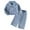 Sets-30Blue, variant on LEKWK Toddler Girls 2-Piece Outfit Set Denim Jacket Bow Embroidery Wide Leg Jean Pants Stylish Playwear School Outfits Soft Cotton Clothing Set