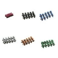 thumbnail image 2 of stanreset 10 Pieces Motorcycle Bolts Set Aluminum Alloy Universal Motorbike Screws Nuts Body Modification Replacement Maintenance Red, 2 of 8