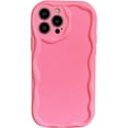 thumbnail image 7 of Compatible with iPhone 15 for Women/Girls, Cute Candy Curly Wavy Soft Silicone Bumper Protective Cover for iPhone 15, Pink, 7 of 7